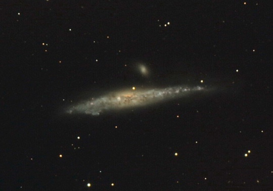 Az NGC 4631 GX CVn Cserna Antal felvételén, mely 25 cm-es reflektorral készült