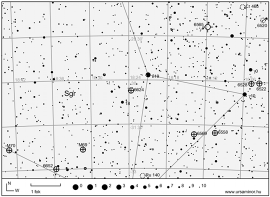 Gömbhalmazok a Teáskannában (Sagittarius csillagkép)