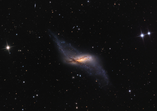 Az NGC 660 galaxis (Adam Block/Mt. Lemmon Sky Center)