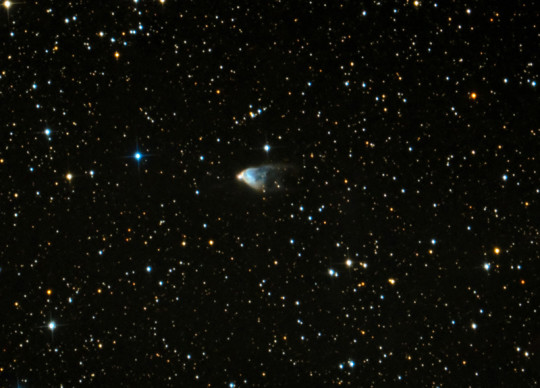 Hubble változó köde (NGC 2261) Pósán Tibor felvételén.