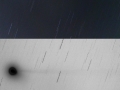 Az üstökös október 22-én (Gencsapáti, 2006.10.22 18:12 UT, 150/900 Makszutov-Newton, Canon EOS 300D, ISO 800, 20x120sec expozíciós idő)