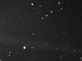 Az üstökös október 22-én (Hegyhátsál, Scutum Obszervatórium, 2006.10.22. 17:20 UT, 140/500 Schmidt-Newton, FLI CM-9 CCD, 4x60 s.)