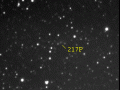 2009.10.31 217P, MX516,IR,Jupiter21 (fókusz:200mm),16x150sec és 10X180sec expó,Iris