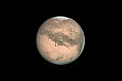 A nagy Mars-közelség webkamerával - Sarki fények